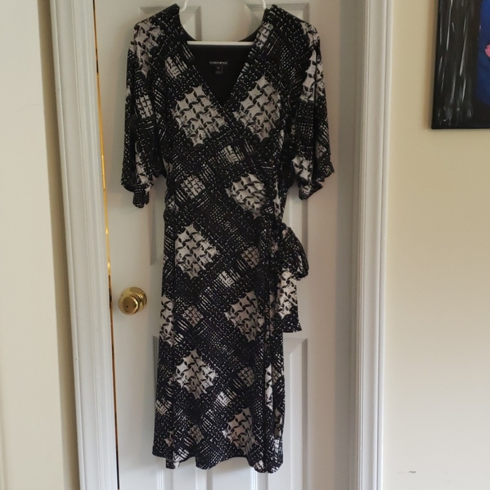 Faux Wrap Dress